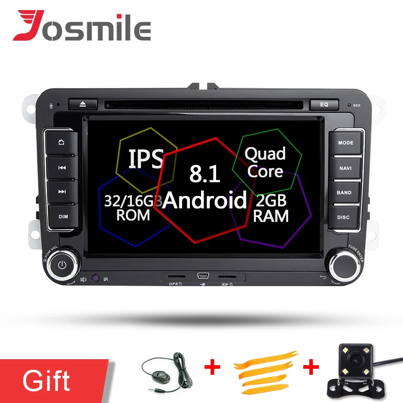 7 дюймов Android 8 1 автомобиль радио для VW Vento T5 Tiguan Touran Sharan Magotan Golf MK6 Caddy навигатор с GPS