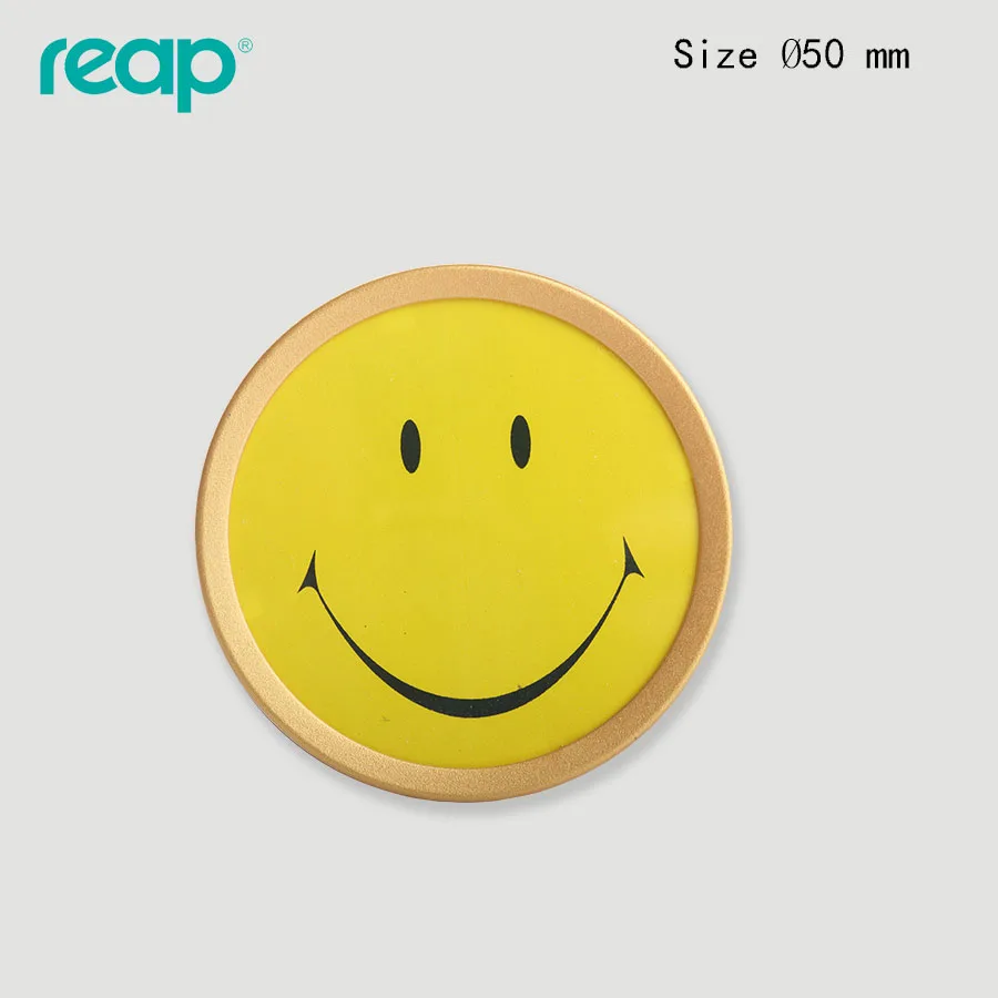 50 шт./лот многоразовый именной значок сотрудника со смайликом сделай сам бирка с