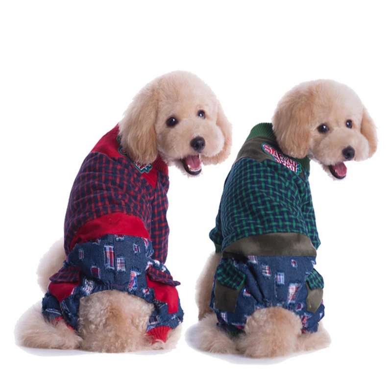 2016 Одежда Для Собак Высокого Качества Животные плед Новая Осень Зима для