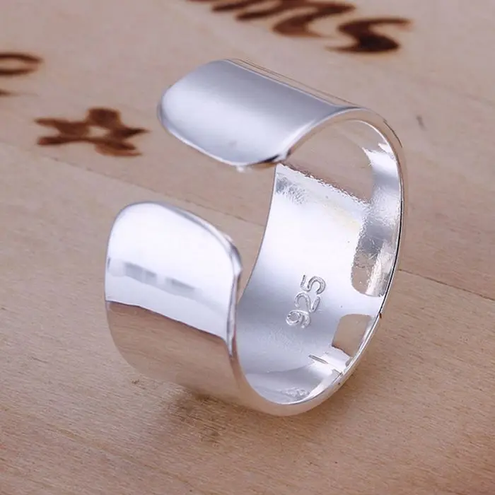 Кольцо с посеребренным покрытием модное кольцо со стрекозой SMTR011 | Украшения и