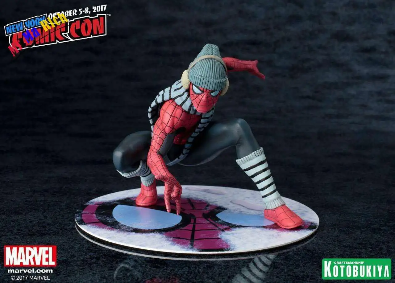 Marvel The Amazing Spiderman Con La Sciarpa Artfx + Statua 1/10 Scala Preverniciato Corredo Di Modello ПВХ фигурка Giocattoli |