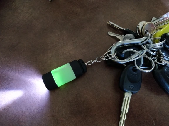 СВЕТОДИОДНЫЙ брелок лампа 0 3 Вт 25 лм перезаряжаемый мини USB фонарик карманный