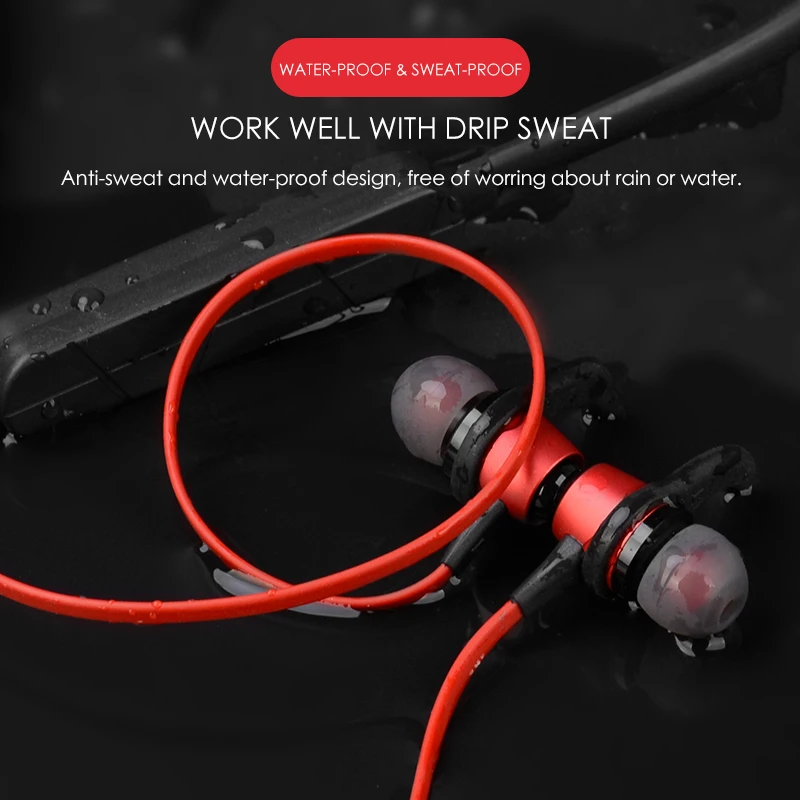 Беспроводные bluetooth-наушники Magic Music с шейным ободом водонепроницаемые спортивные