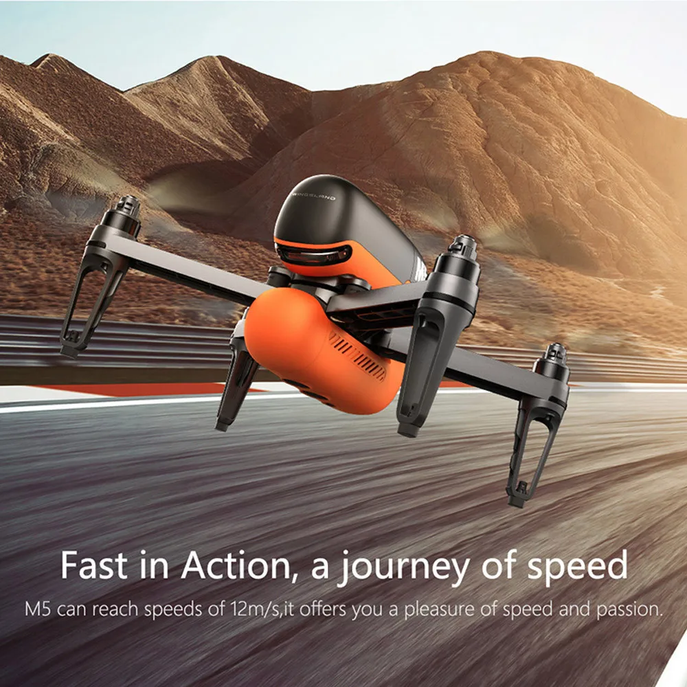 Newsest Профессиональный Wi Fi FPV гоночный Радиоуправляемый Дрон M5 17 минут 720P HD камера