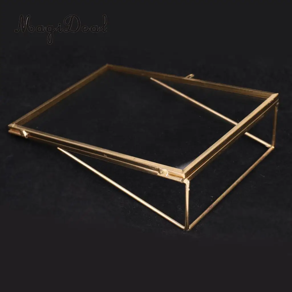 2 шт./компл. античное золото Стеклянная фоторамка портрет украшение для дома|photo