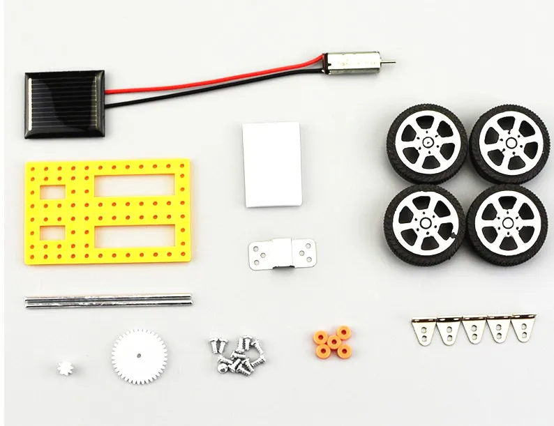 1 шт. мини игрушка на солнечных батареях DIY автомобильный комплект/солнечная