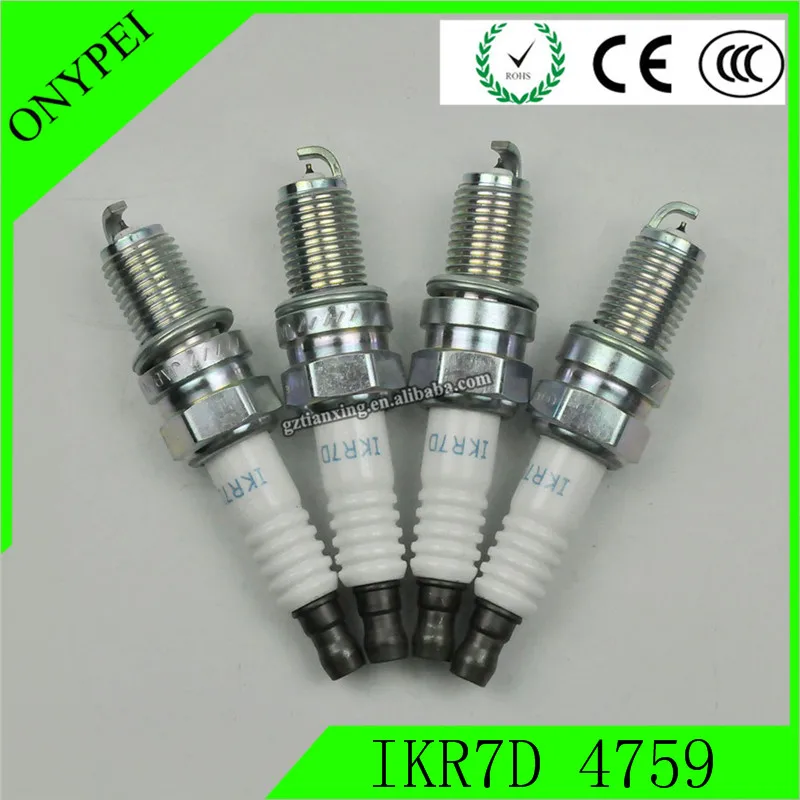 Новые Иридиевые свечи зажигания IKR7D 4759 для Toyota Vios wuling hongguang S 1 5 4 шт./лот|Свечи и