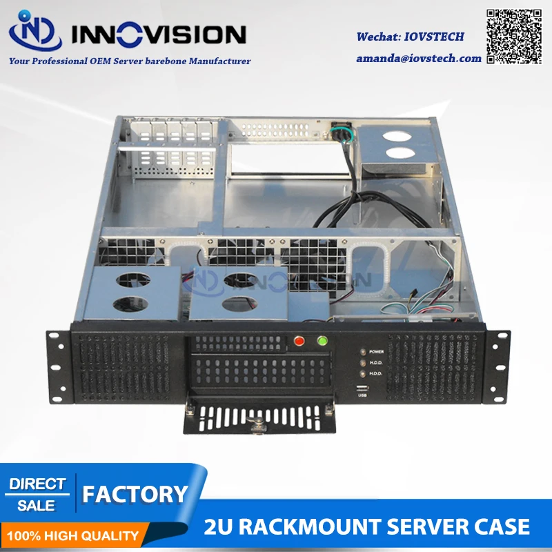 Стабильный 19 &quot2U rackmount чехол RC2630A 2 поддерживает макс. 12&quot * 13 &quotATX M/B с тремя paralle