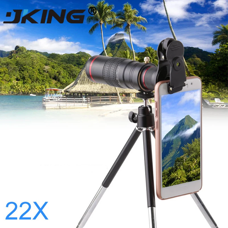 

JKING Cellphone mobile phone 22x Camera Zoom optical Telescope telephoto Lens For Samsung iphone huawei xiaomi