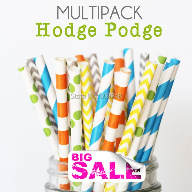 

125 шт., разноцветные полоски в горошек, желтого и серого цветов