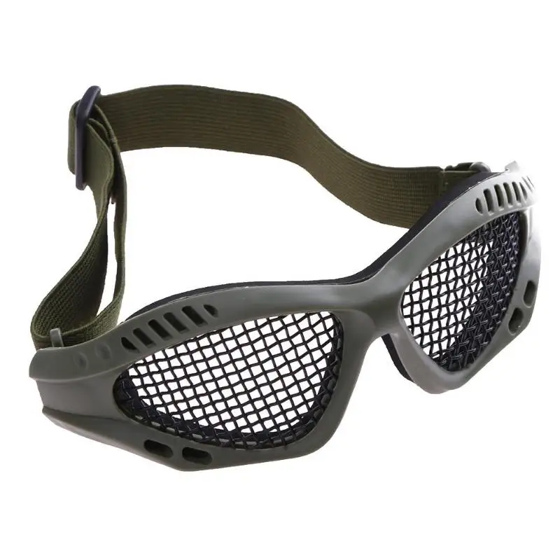 Открытый Пейнтбольные очки Охота Airsoft чистая очки Тактический средства ухода для век защитные очки Спорт металлической сеткой очки пеший туризм