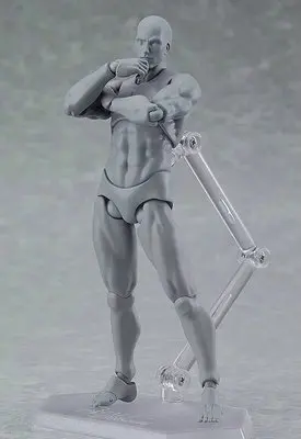 Figma BODY KUN / CHAN серый оранжевый желтый ПВХ фигурка модель игрушки 14 см | Игрушки и