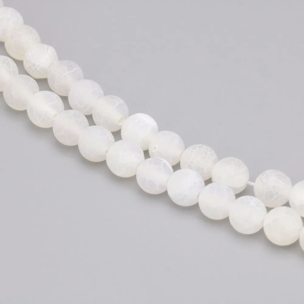 

Trendy Accessory Parts 6-10mm White Onyx Round Loose Beads Jewelry 15" Wholesale Price Fitting Semi Finished Stones Aventurine
