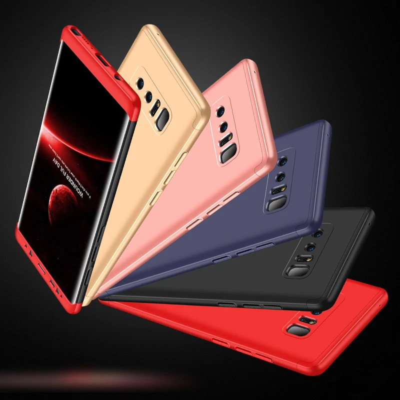 MLLSE 3 в 1 жесткий двойной Dip 360 полная защита чехол для телефона SAMSUNG Galaxy Note 8 S8 Plus