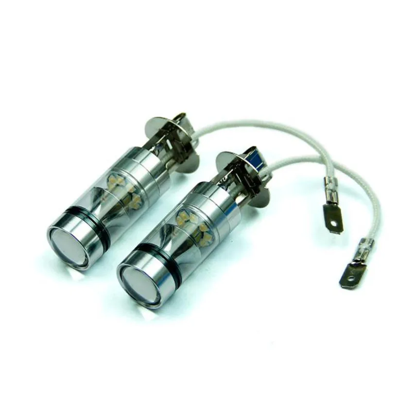 CARPRIE 2 шт. 100 Вт H3 светодиодный ная лампа 20 SMD Автомобильные противотуманные фары 12 ~