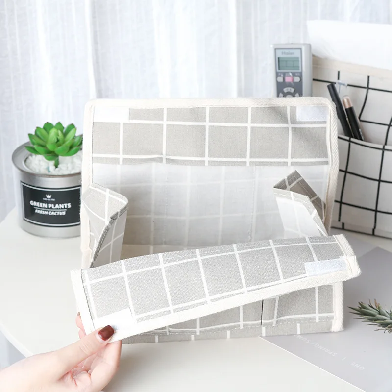 Черно белые сетки для хранения салфеток Zakka держатель автомобиля домашний декор