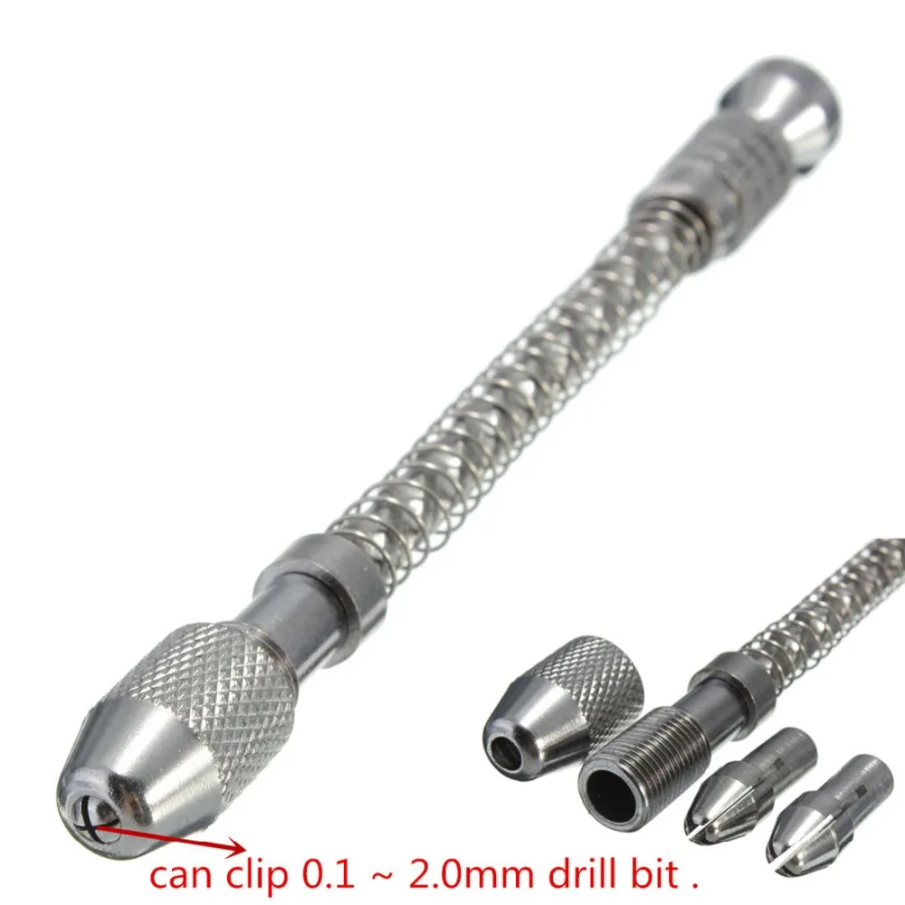 

Hand Drill 110mm Mini Metal Semi-automatic Hand Drill Tools with Chuck Used for Wood / Plastic / Rubber of Drilling Hole