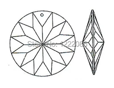 20 шт Хрустальная круглая граненая люстра 45 мм AB Хрустальная Призма SunCatcher призмы