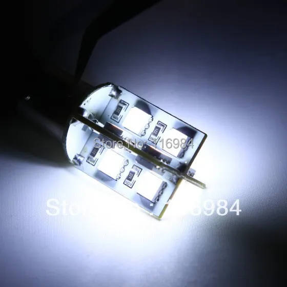 2 шт. 1156 BA15S 5050 16 SMD Светодиодная CAN-шина белая лампа заднего фонаря тормоза
