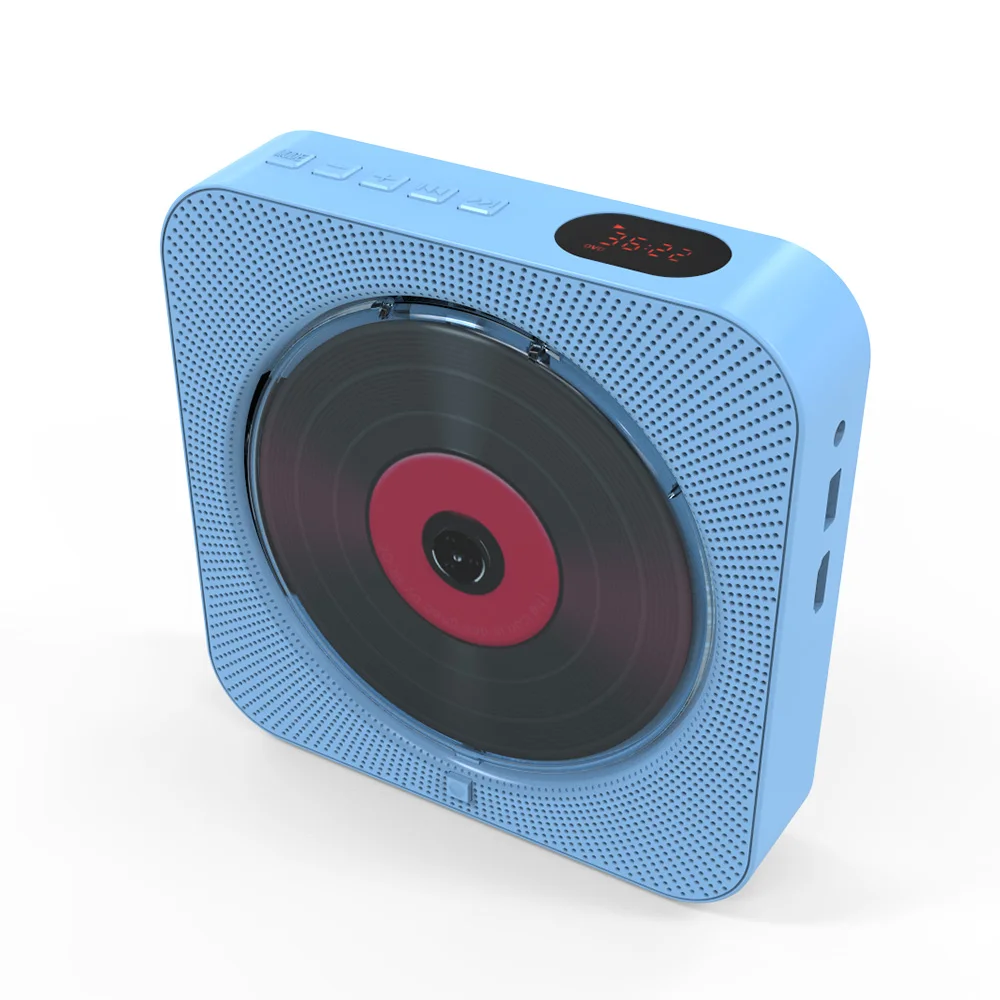 AV порт dvd-плеер портативный настенный Bluetooth HiFi CD музыкальный плеер с пультом дистанционного управления fm-радио Бумбокс настольная подставка