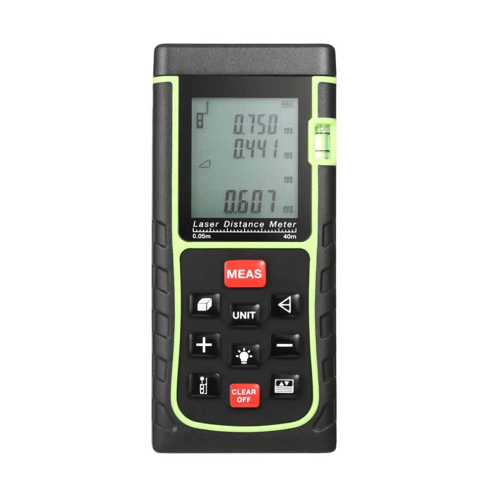 

SNDWAY Laser Rangefinder 40m/50m/60m/70m/80m/100m/120m/150m Distance Meter Digital Range Finder Tape Area-volume-Angle Tester