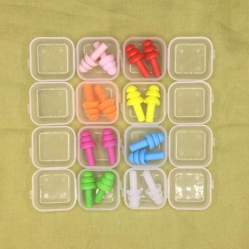 5Pair Noise Cancelling Hearing Protection Earplugs Anti Snoring Reusable Silicone Ear Plugs for Adult And Kids Study Sleep | Багаж и сумки