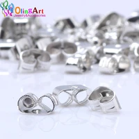 olingart 50pcslot accessories for butterfly earrings diy jewelry making 46mm no nickel environmental protection new