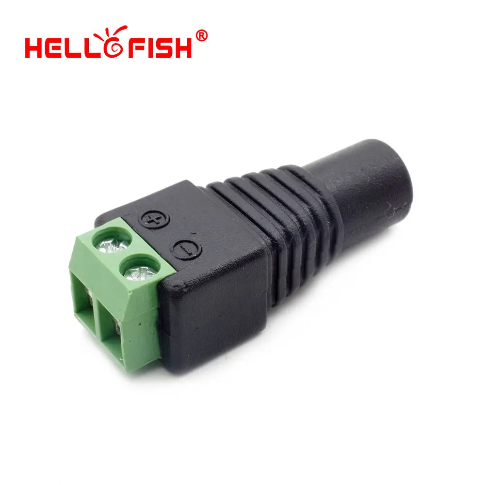 Здравствуйте Fish JR 5 5*2 1 мм 12 В постоянного тока гнездовой разъем питания штекер