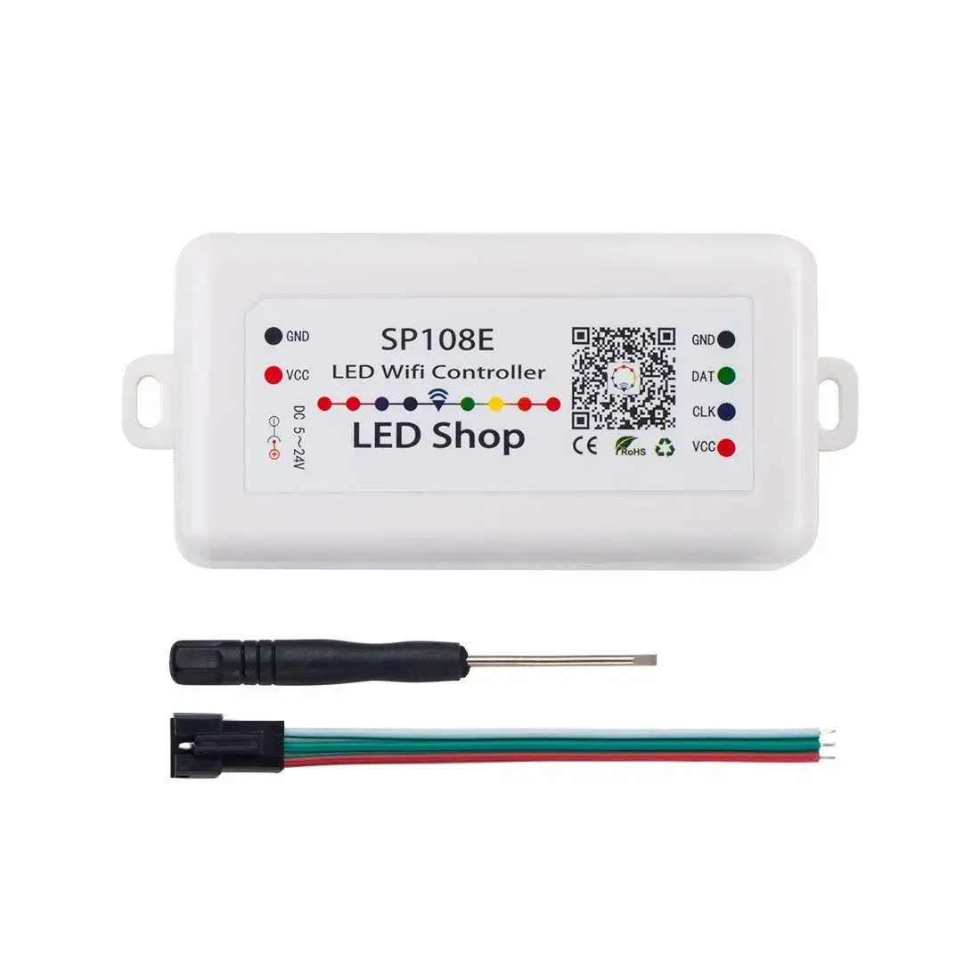SP108E беспроводной Bluetooth контроллер приложение WS2811/WS2812B/WS2801/SK6812/APA102 индивидуально