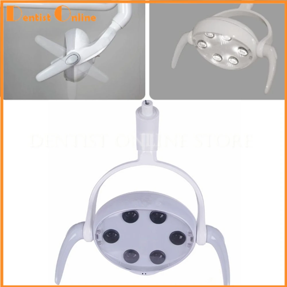

Dental Dedicated LED Oral Light Induction Lamp 6pc LED for Dental Chair Unit