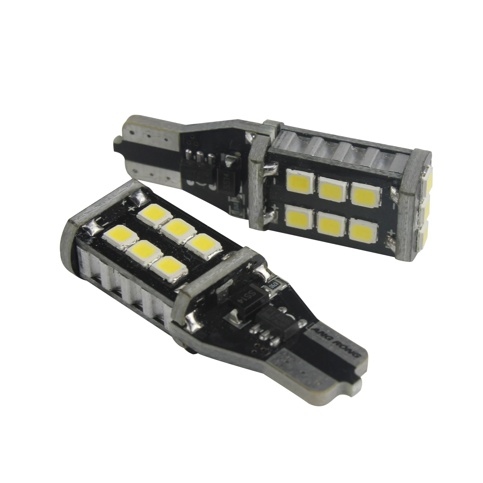 ANGRONG 2X 921 T15 W16W Лампа 15 SMD светодиодный Белый индикатор задний стоп Обратный Свет
