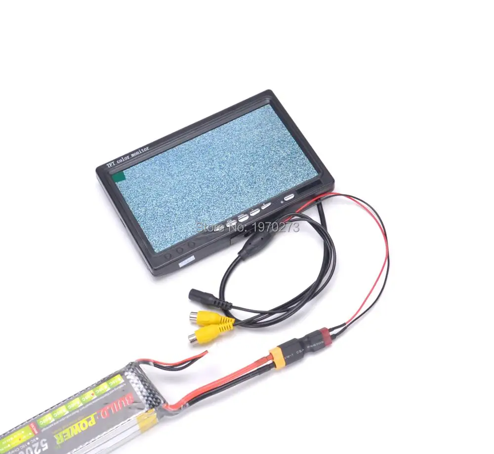 Не синий " FPV lcd цветной 1024x600 FPV монитор видео экран 7 дюймов для Rc Мультикоптер наземная станция QAV250 QAV-X