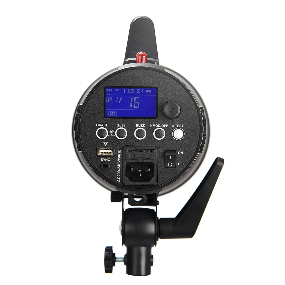 Профессиональная студийная Беспроводная вспышка Godox GS400II 2 4 ГГц 400 Вт GN65 для