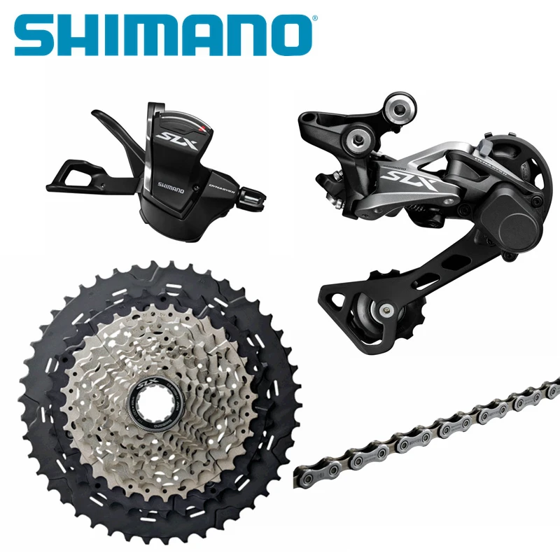 Группа поездов SHIMANO SLX M7000 11 скоростей GS переключатель 1x11s 2x11s | Спорт и развлечения