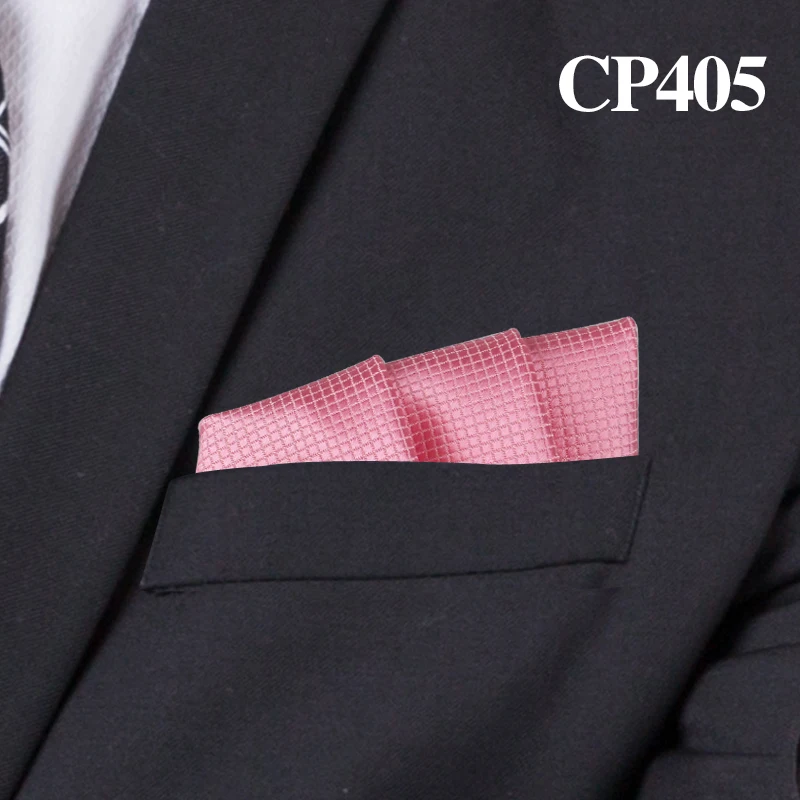 CP405 Модные костюмы карманные квадратные для мужчин бизнес полотенце для сундуков носовой платок Нежные мужские клетчатые носовой платок классический костюм салфетка мужской носовой платок - Color: CP405