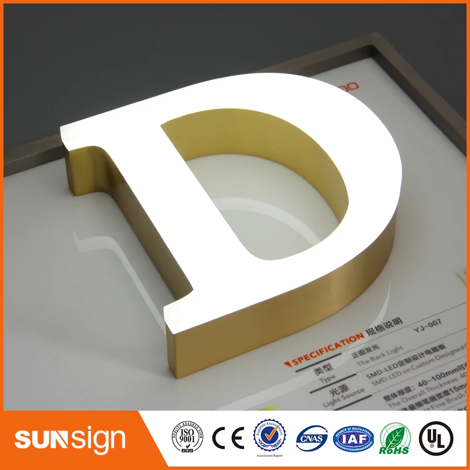 China sign maker LED  neon lighted advertising signs