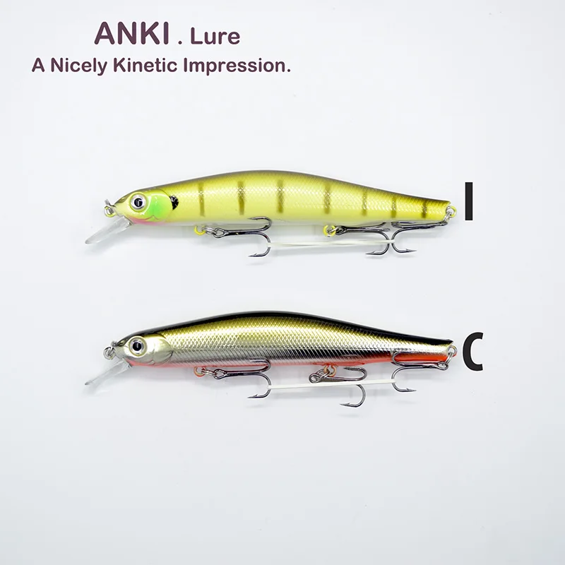 ANKI 2 шт. смешанный цвет 110 мм 17 5 г Магнитная весовая система длинная литая Рыбная