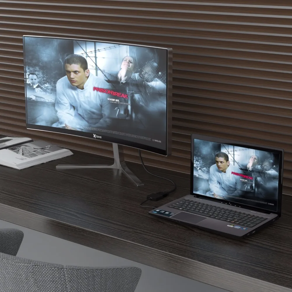 ICZI адаптер hdmi-vga видео конвертер с портом Micro USB и 3,5 мм аудио порт позолоченный штекер-Женский 1080P для ПК/DVD