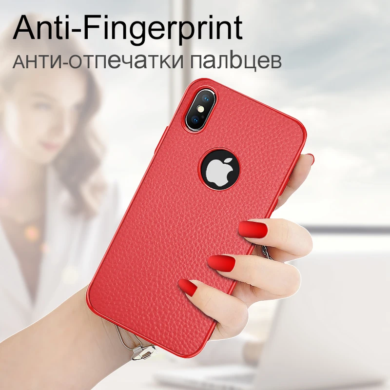 VVKing ультра тонкие чехлы для телефонов iPhone 6S 6 7 8 Plus XS Max Кожаный Мягкий ТПУ