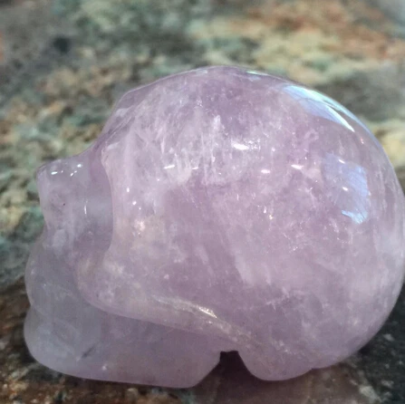 WBY---402 + натуральные кристаллы аметиста череп реалистичный Кристалл заживление |