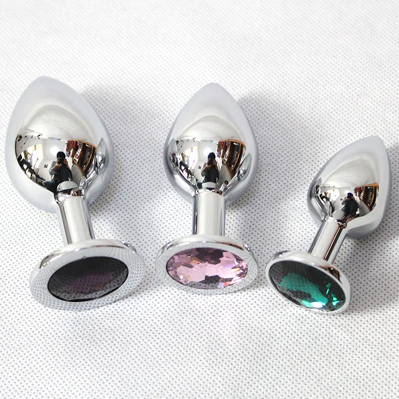 Много случайных цветов Металлические Мини Анальные игрушки бусины из