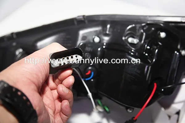 Для FORD Fiesta светодиодные передние фары SONAR стиль 2009-2012 лет