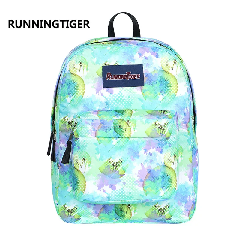 

Womens Backpacks Fruits Print Casual Travel Bag Children School Bags for Teenage Girls Backpack High Student Bag SchoolBag