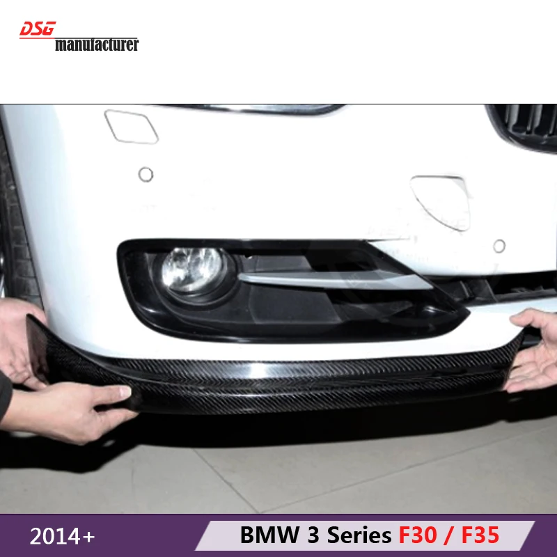 2014 + 316i 318d 320i 325d 328i 330d 325i углеродное волокно передний губной угловой спойлер с