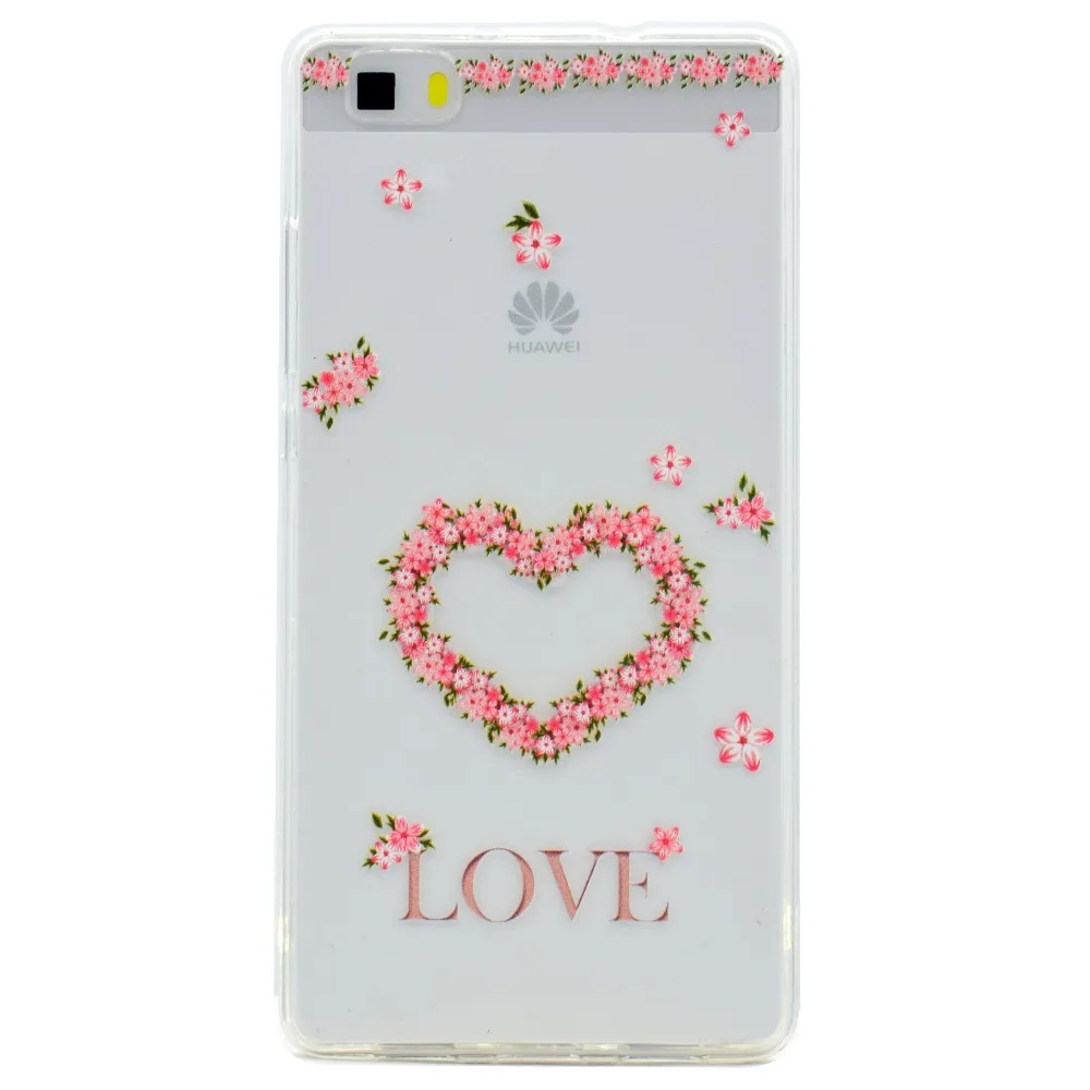 H goods Flower чехол для Huawei P8 lite 2017 P9 P10 plus Y3 II Y5 Y6 mate 9 honor 6X Nova s Симпатичные из мягкого