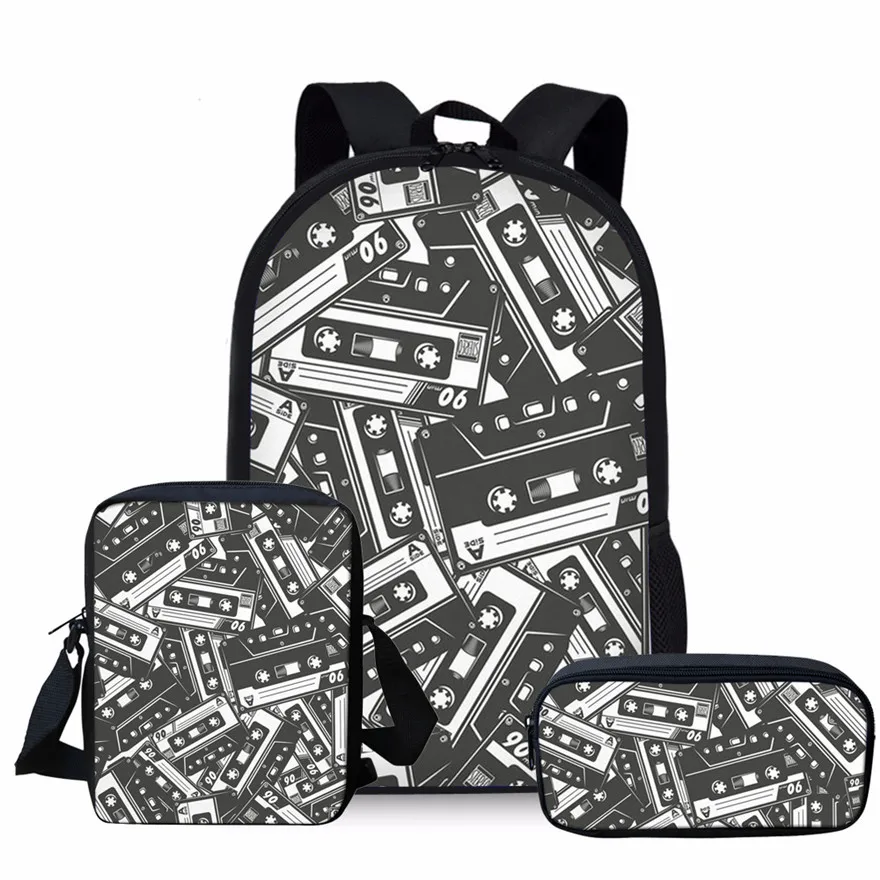 YQ2493CEK THIKIN музыка Note печать школьные сумки для детей плечо Bookbag Дети Сумка для начальной школы девочек пинао шаблон школьный рюкзак - Цвет: YQ2493CEK