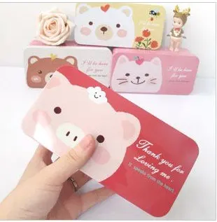 Umi yet cute little pure and fresh large capacity small animals pen boxes pencil case is sundry receive tin box | Канцтовары для