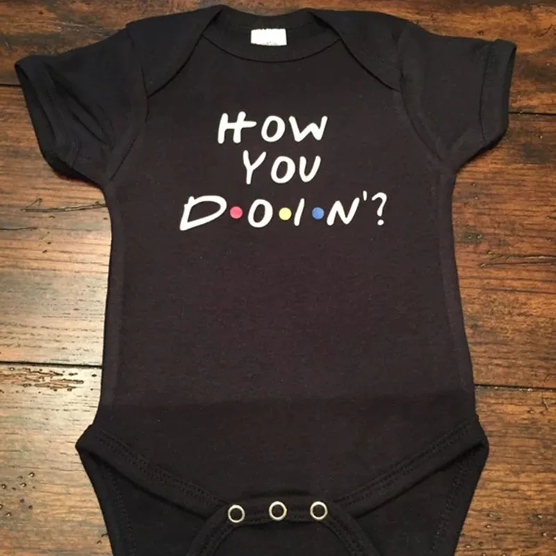 YSCULBUTOL как дела? Милое детское боди Подарочная Одежда для новорожденных 0 12