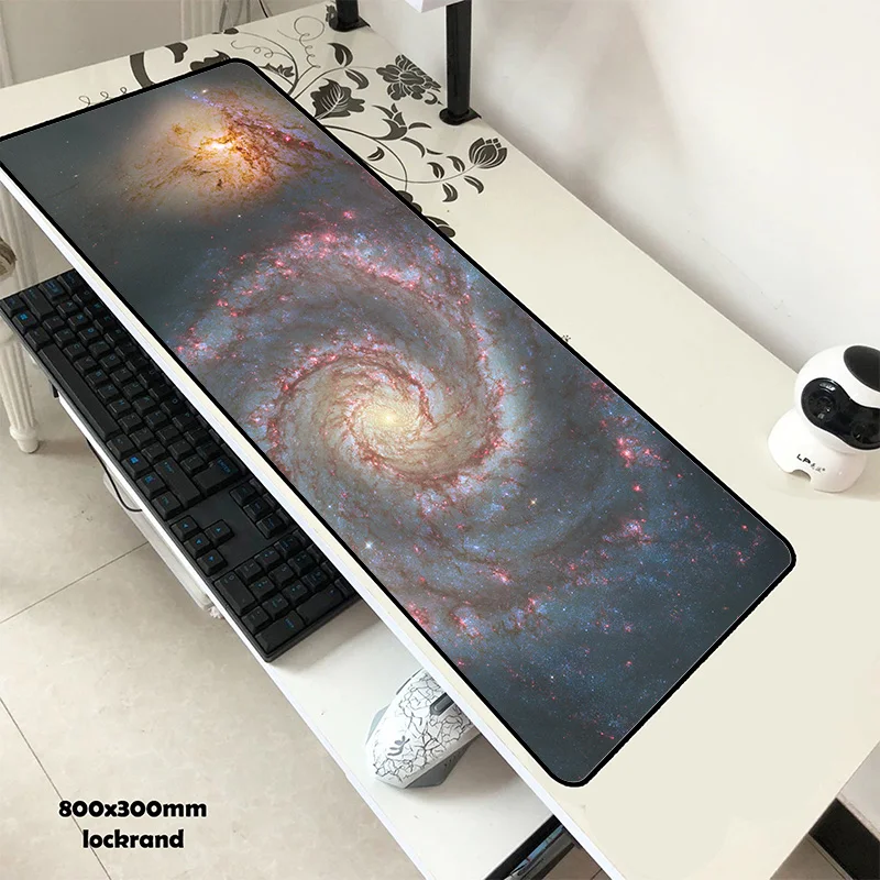 Size 800x300x2mm Galaxy коврик для мыши гелевый 80x30 см Коврик для мыши красивый компьютерный коврик для мыши игровой коврик для мыши геймер для ноутбука подарок коврики для мыши - Цвет: Size 800x300x2mm