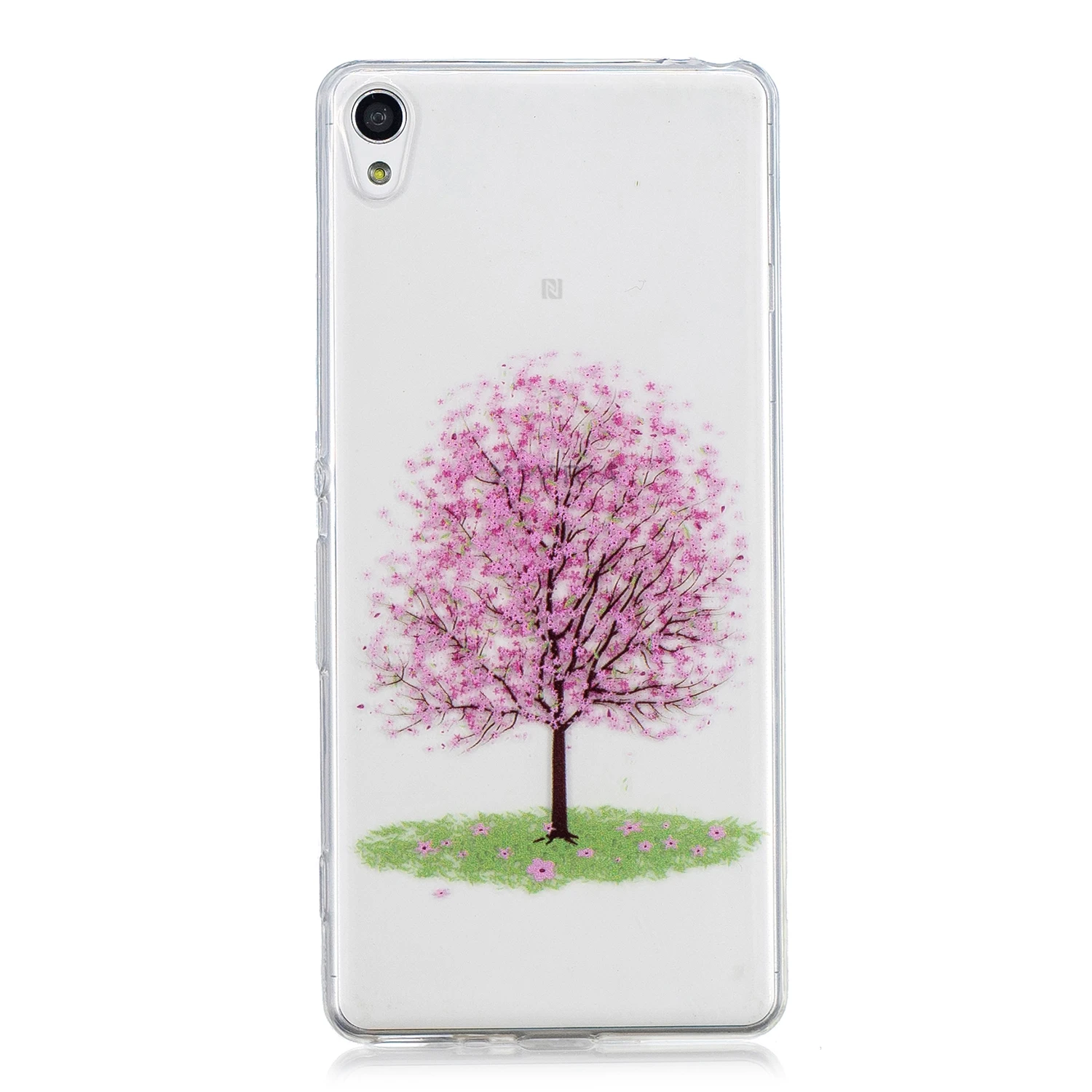 Luxury Cartoon Covers For Sony Xperia XA X A Transparent Pattern Case Back Phone bags shells Protective Cases Fundas |